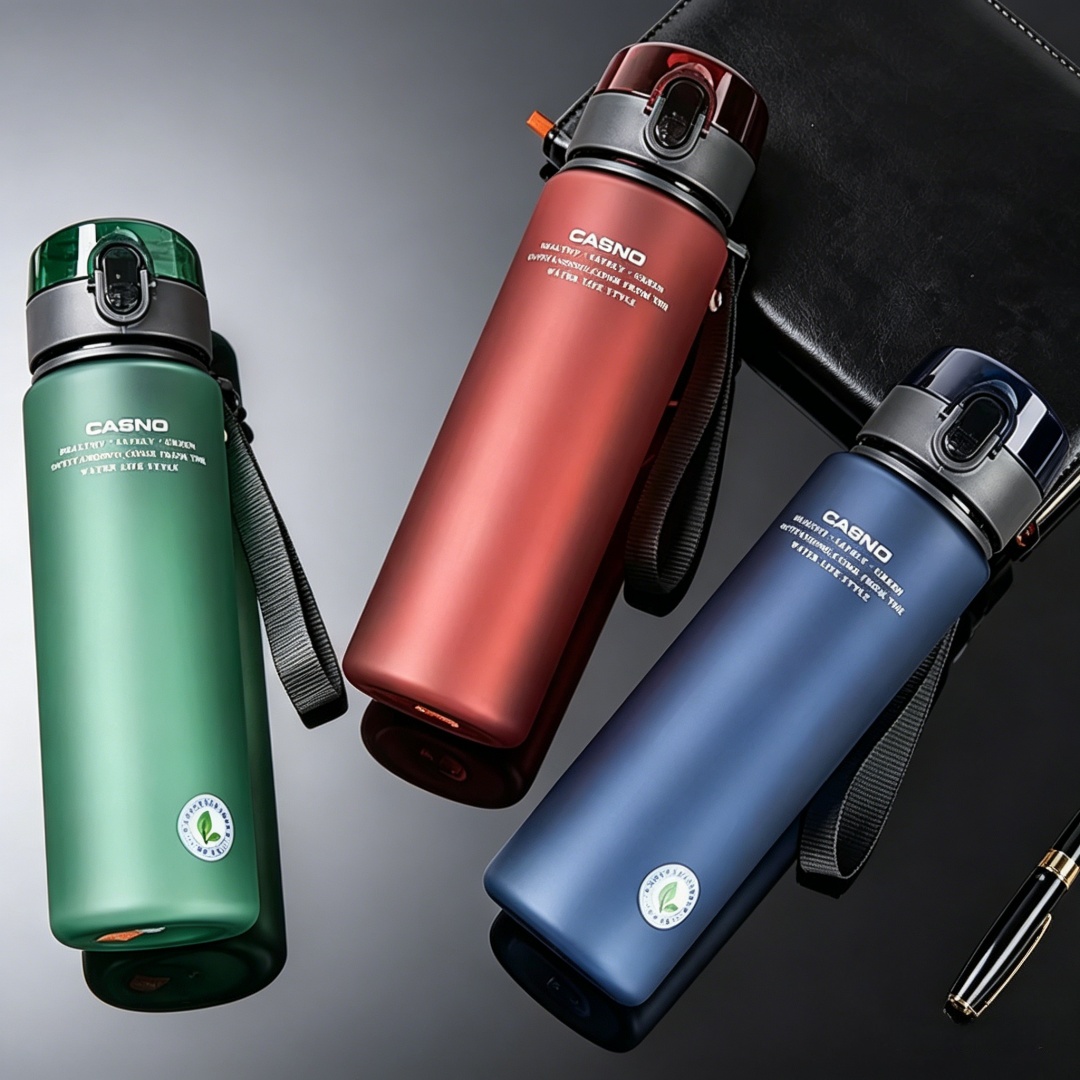 Smart Water Bottle Tracker - 560ML Minimalist Water Bottle with Frosted