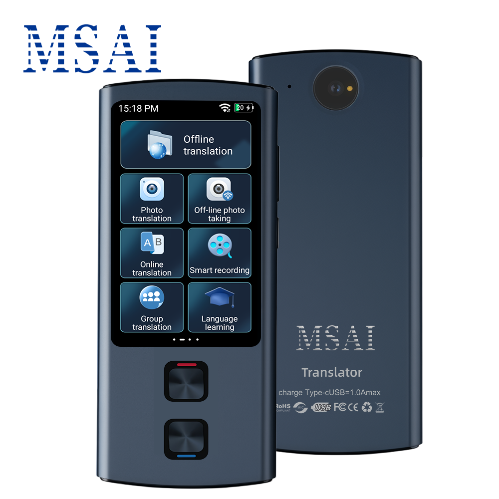 Portable Translator Device - T26 T17 Metal Translator 17 Languages