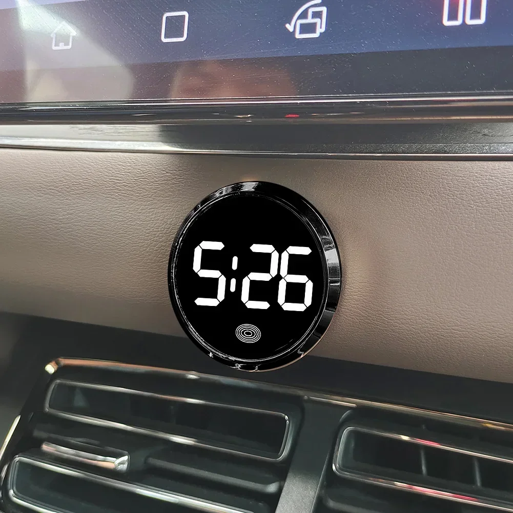 Electronics Gadgets For Car - Car Luminous Car Clock Touch Type