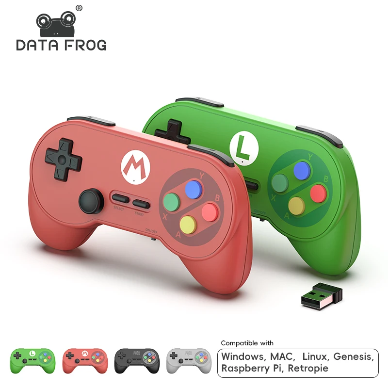 Retro Game Controller Usb - Data Frog PC07 Classic Style Wireless