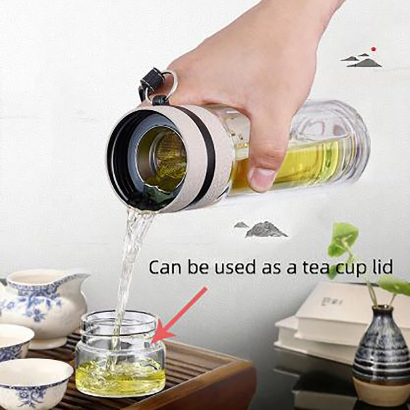 Tea Water Bottle High Borosili - Smart Water Bottle Tracker 评论和价格