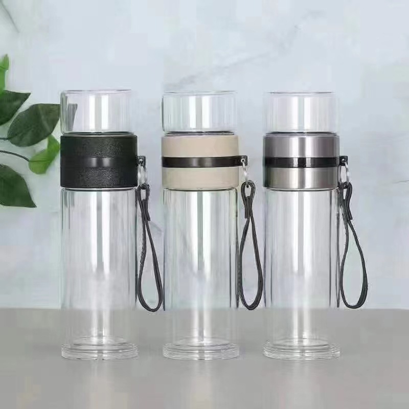 Tea Water Bottle High Borosili - Smart Water Bottle Tracker 评论和价格