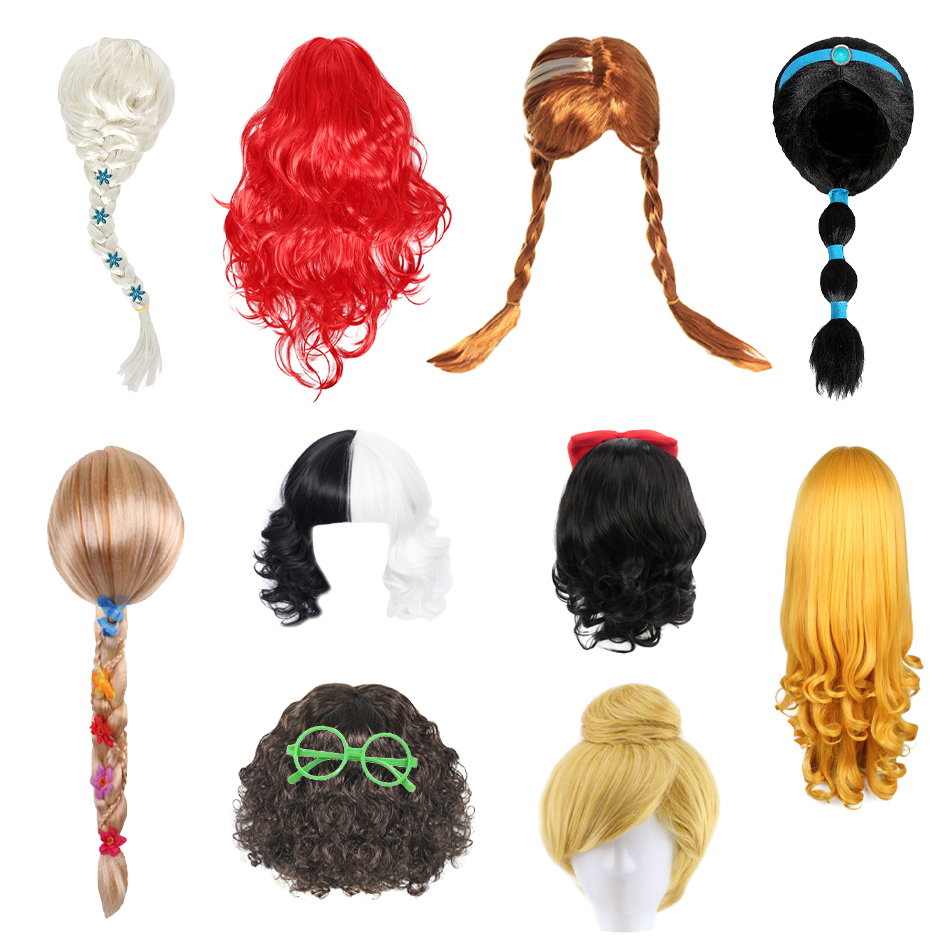 Girls Princess Cosplay Wig Kid - Elsa Gadget 评论和价格