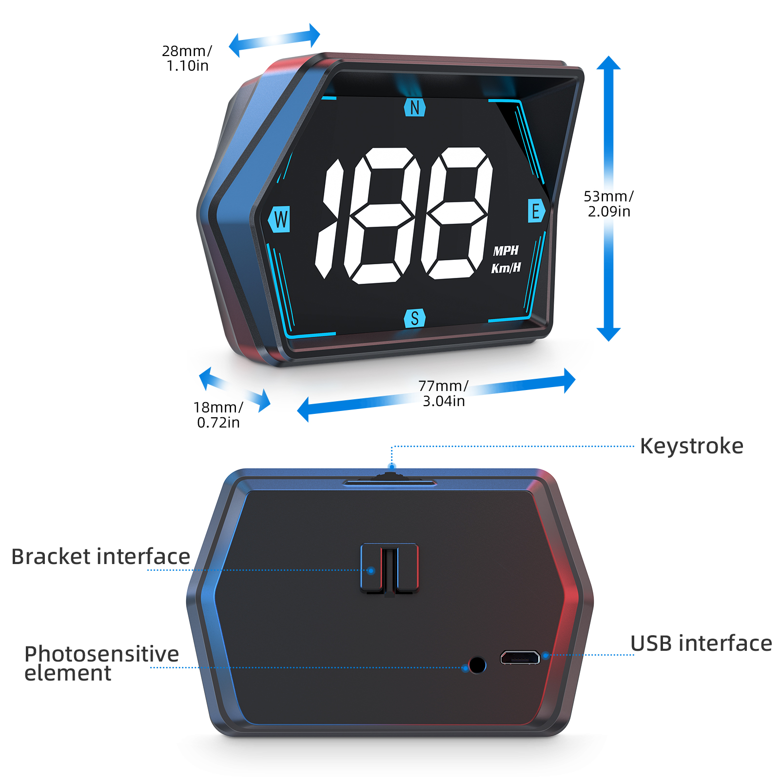 2024 New Car Head Up Display   - Electronics Gadgets For Car 评论和价格
