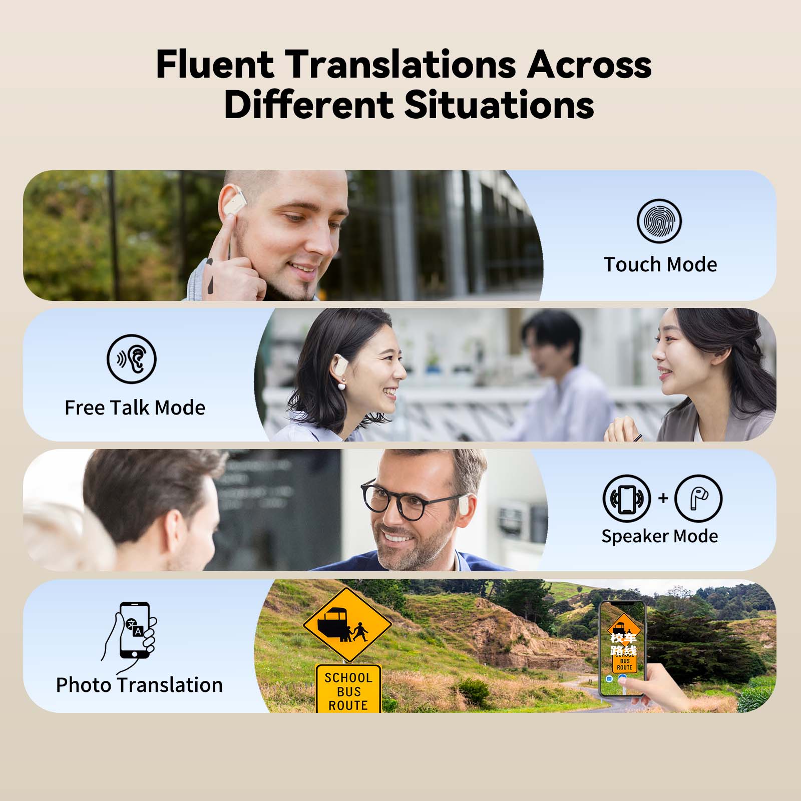 Wooask M9 Translator Earbuds,O - Portable Translator Device 评论和价格