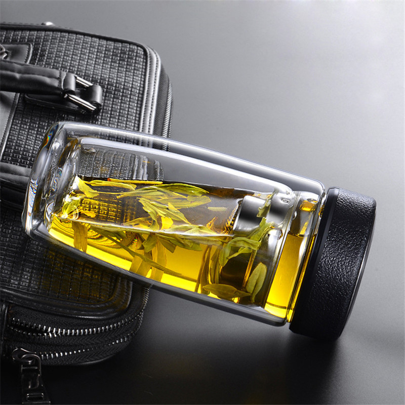 380ml Double Wall Glass Water  - Smart Water Bottle Tracker 评论和价格