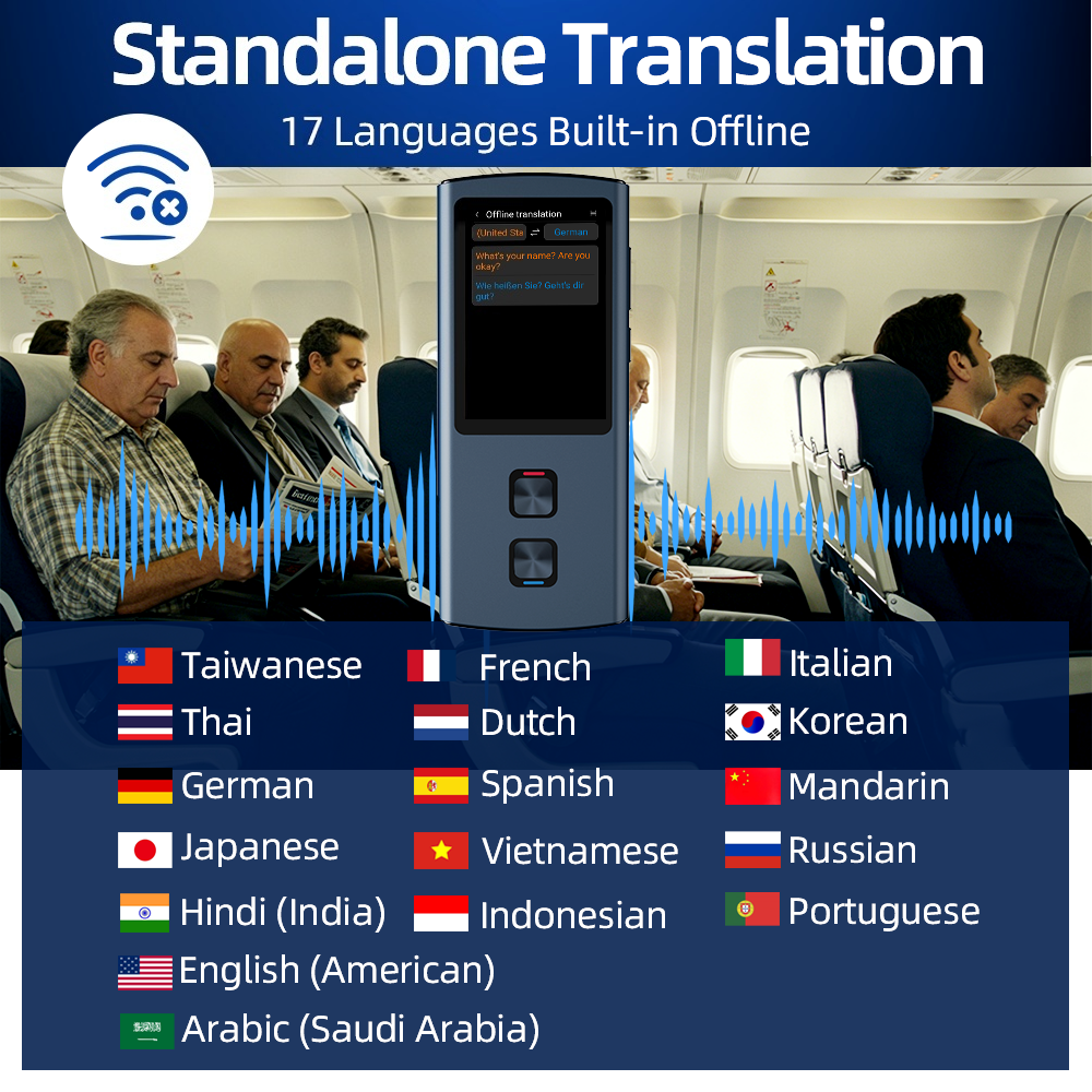 T26 T17 Metal Translator 17 La - Portable Translator Device 评论和价格