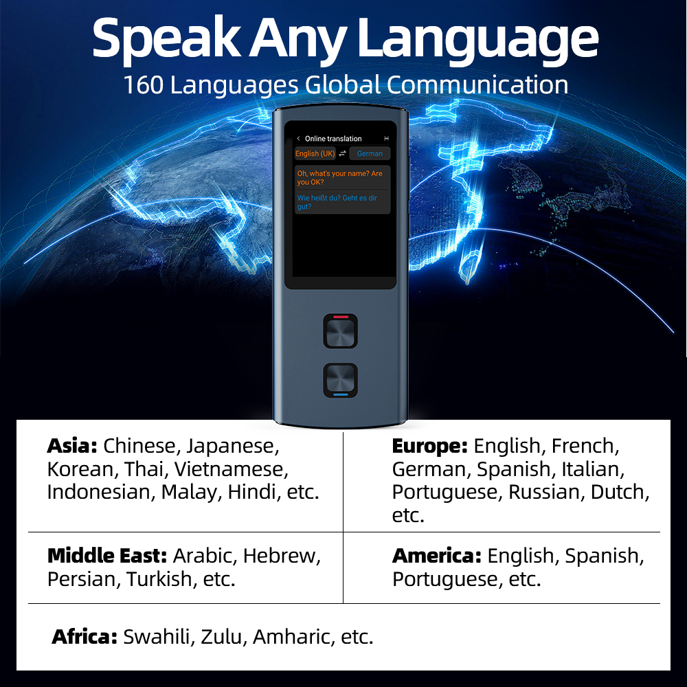 T26 T17 Metal Translator 17 La - Portable Translator Device 评论和价格