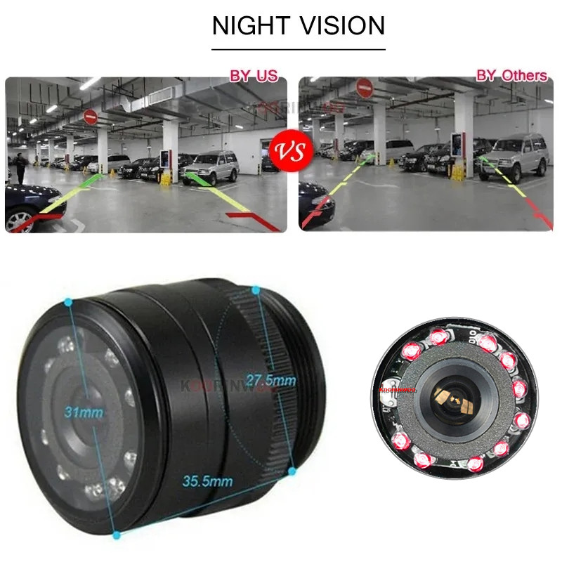 Rear View Camera Car Auto Fron - Electronics Gadgets For Car 评论和价格