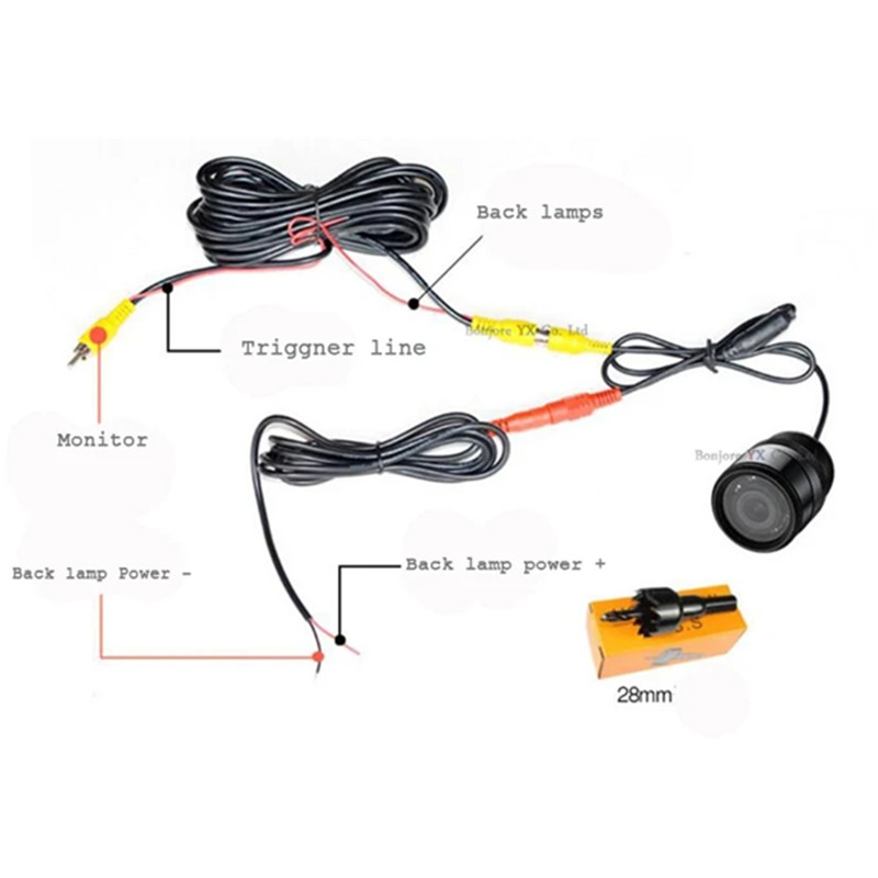 Rear View Camera Car Auto Fron - Electronics Gadgets For Car 评论和价格