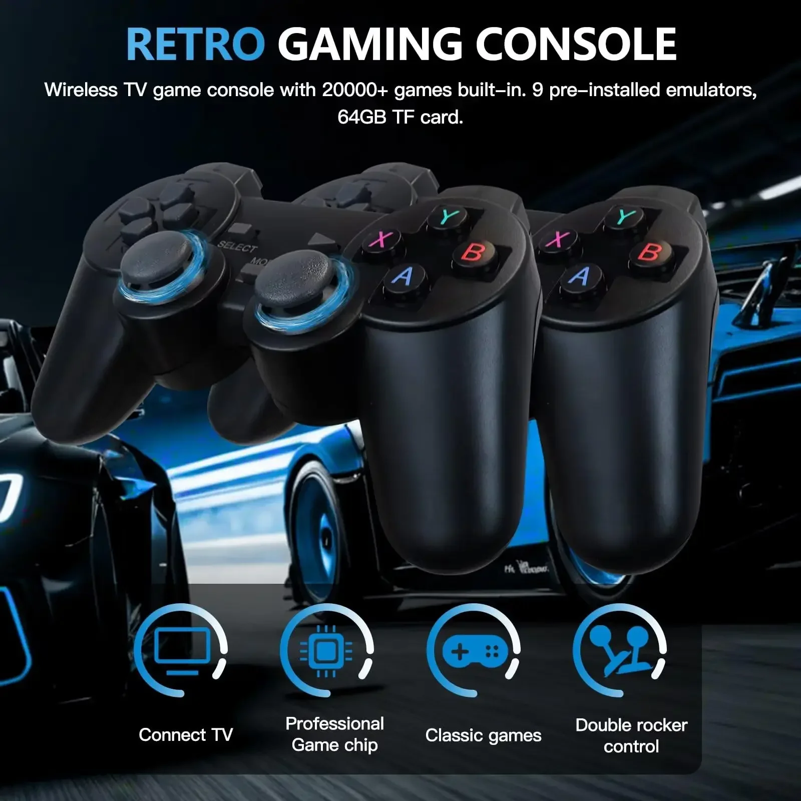 M8 Video Game Consoles 4K HD O - Retro Game Controller Usb 评论和价格