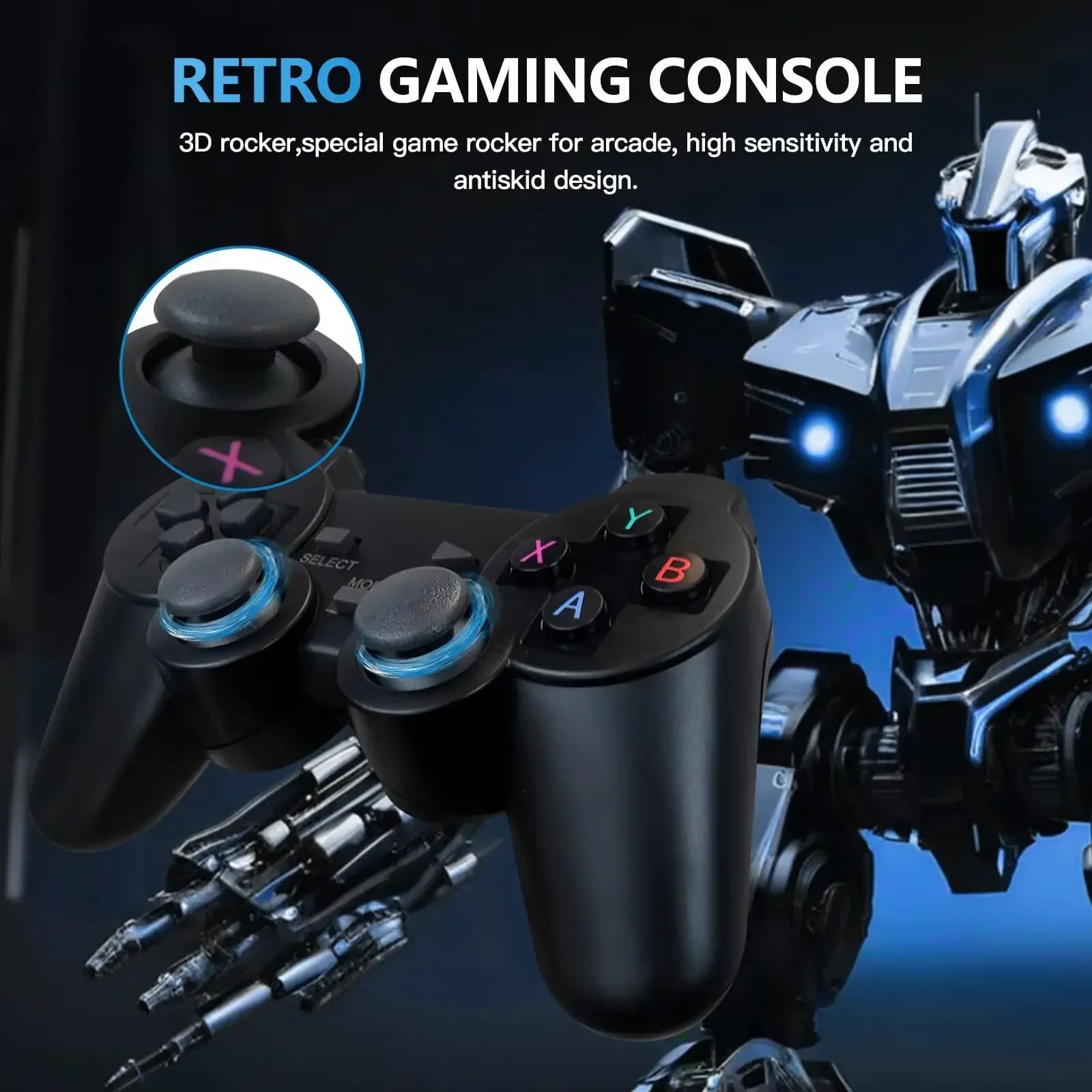 M8 Video Game Consoles 4K HD O - Retro Game Controller Usb 评论和价格