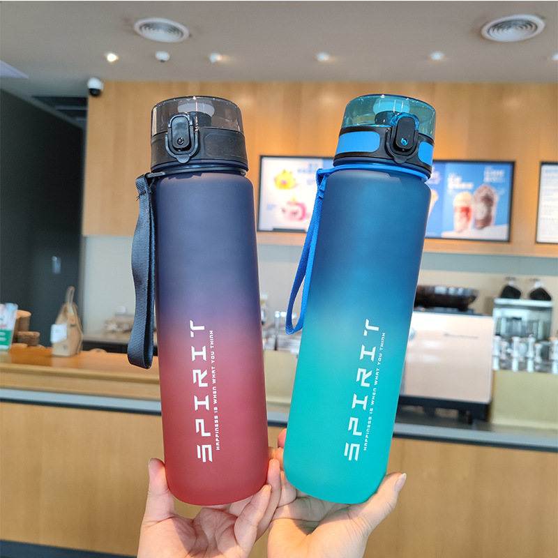 1 Liter Large Capacity Sports  - Smart Water Bottle Tracker 评论和价格