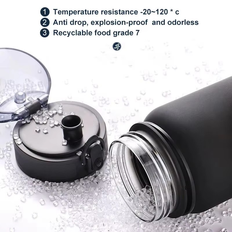 1 Liter Large Capacity Sports  - Smart Water Bottle Tracker 评论和价格