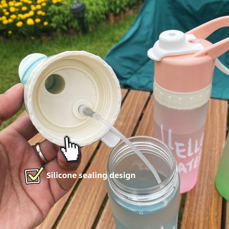 650ML BPA Free Mist Spray Wate - Smart Water Bottle Tracker 评论和价格