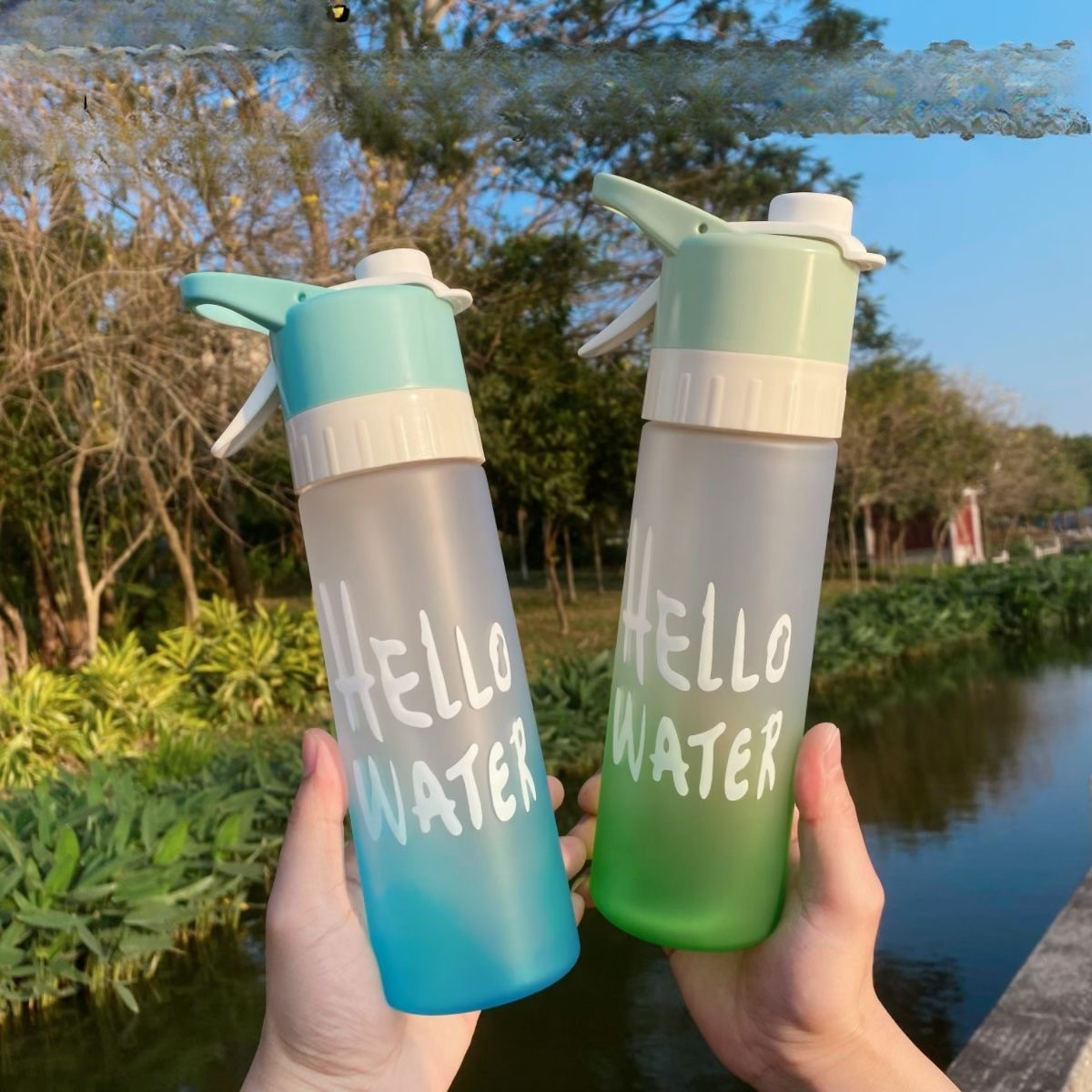 650ML BPA Free Mist Spray Wate - Smart Water Bottle Tracker 评论和价格