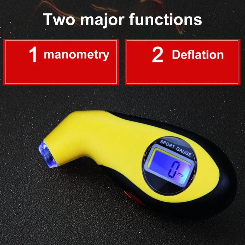 LCD Electronic Tire Pressure G - Useful Electronic Gadgets 评论和价格