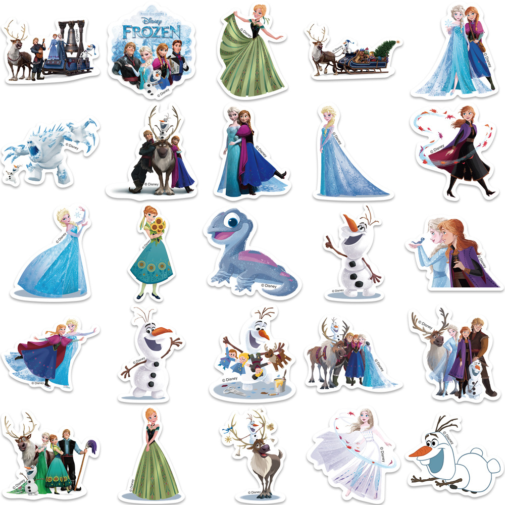 10/30/50PCS Disney Frozen Anna - Elsa Gadget 评论和价格