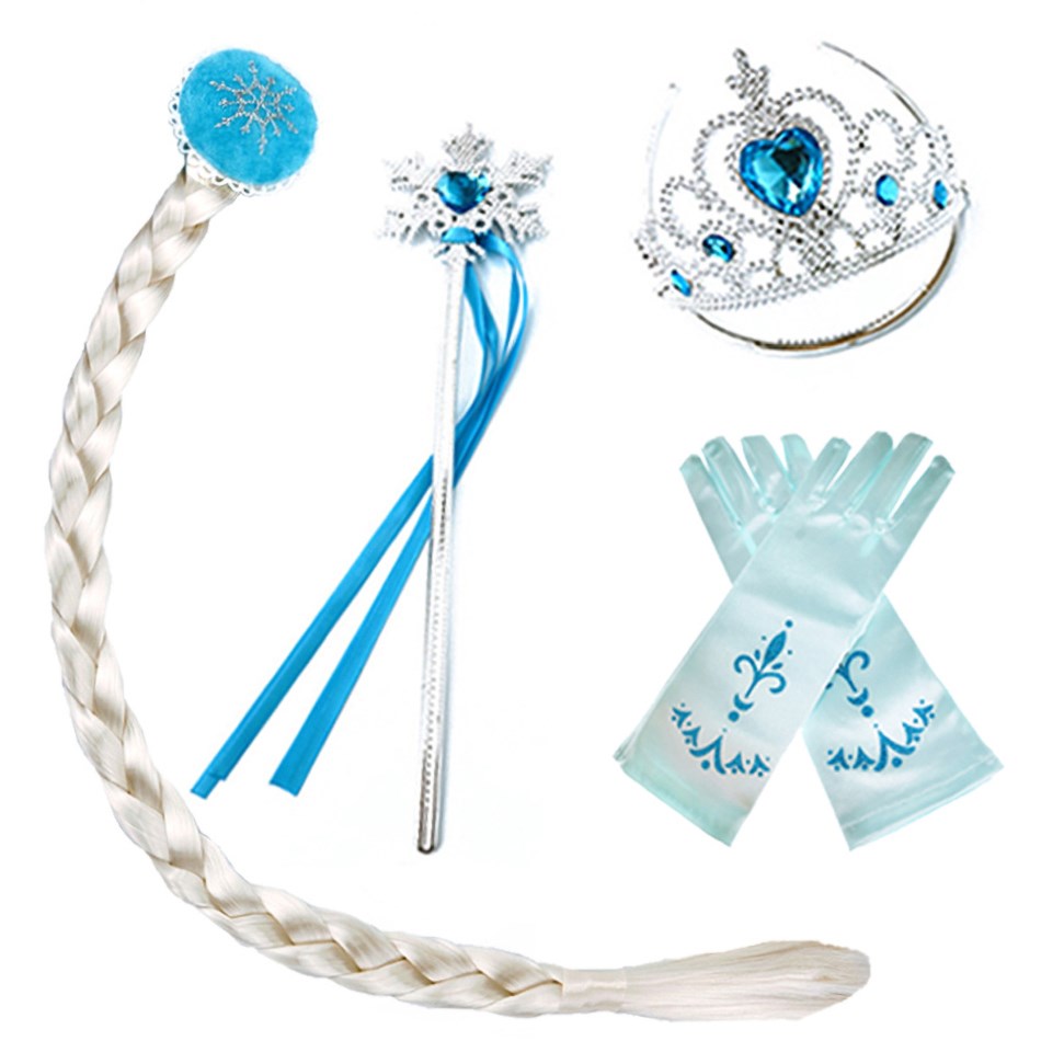 Girls Elsa Wig Kids Cosplay Sn - Elsa Gadget 评论和价格