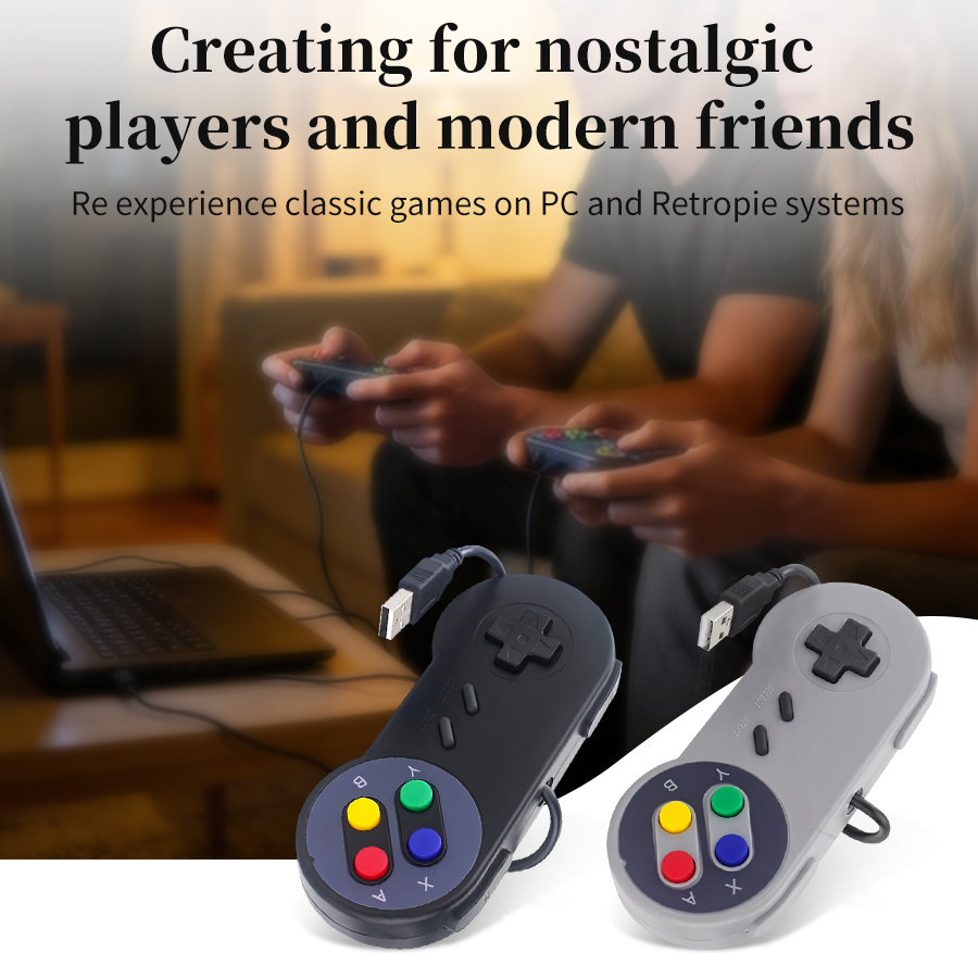 Wired USB Gamepad Retro Gaming - Retro Game Controller Usb 评论和价格