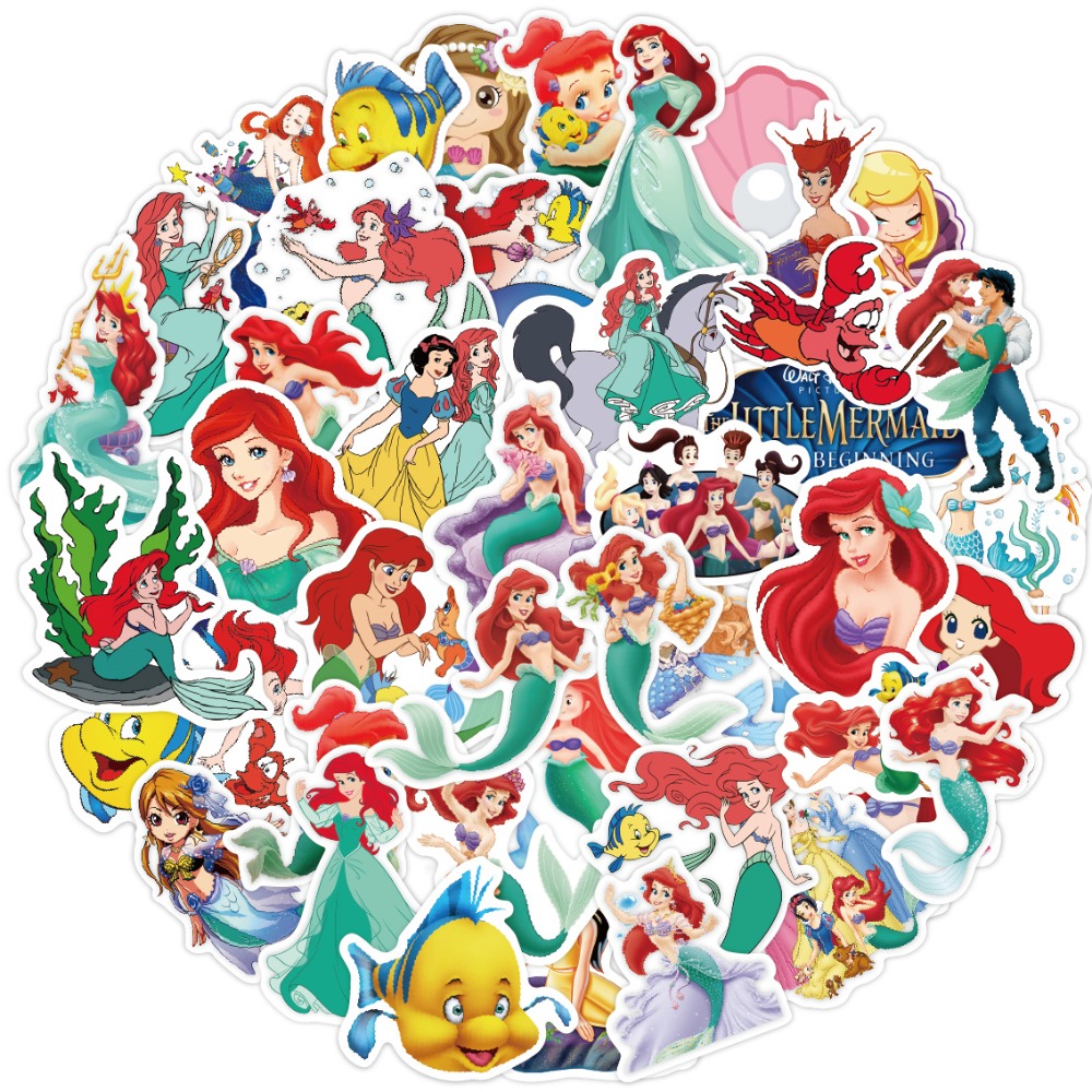 50pcs Elsa Mermaid Cartoon Gra - Elsa Gadget 评论和价格
