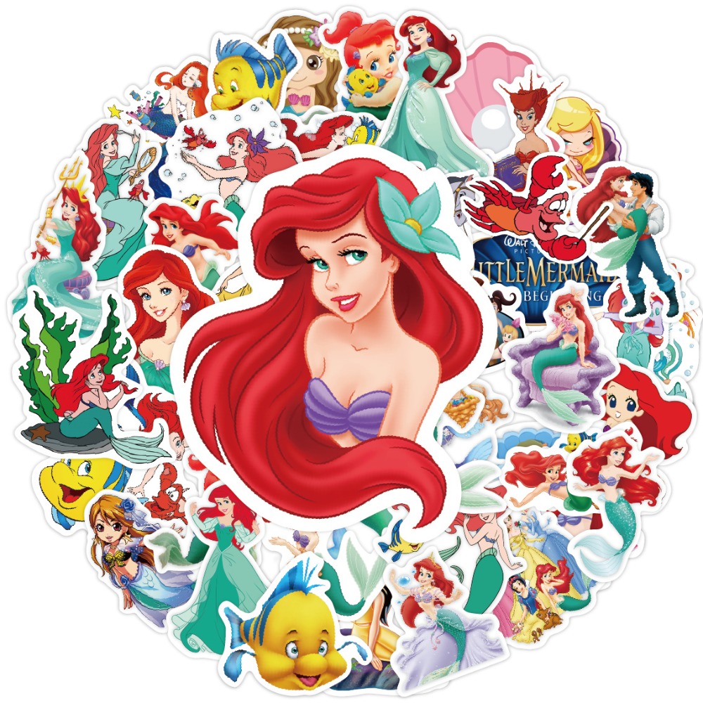 50pcs Elsa Mermaid Cartoon Gra - Elsa Gadget 评论和价格