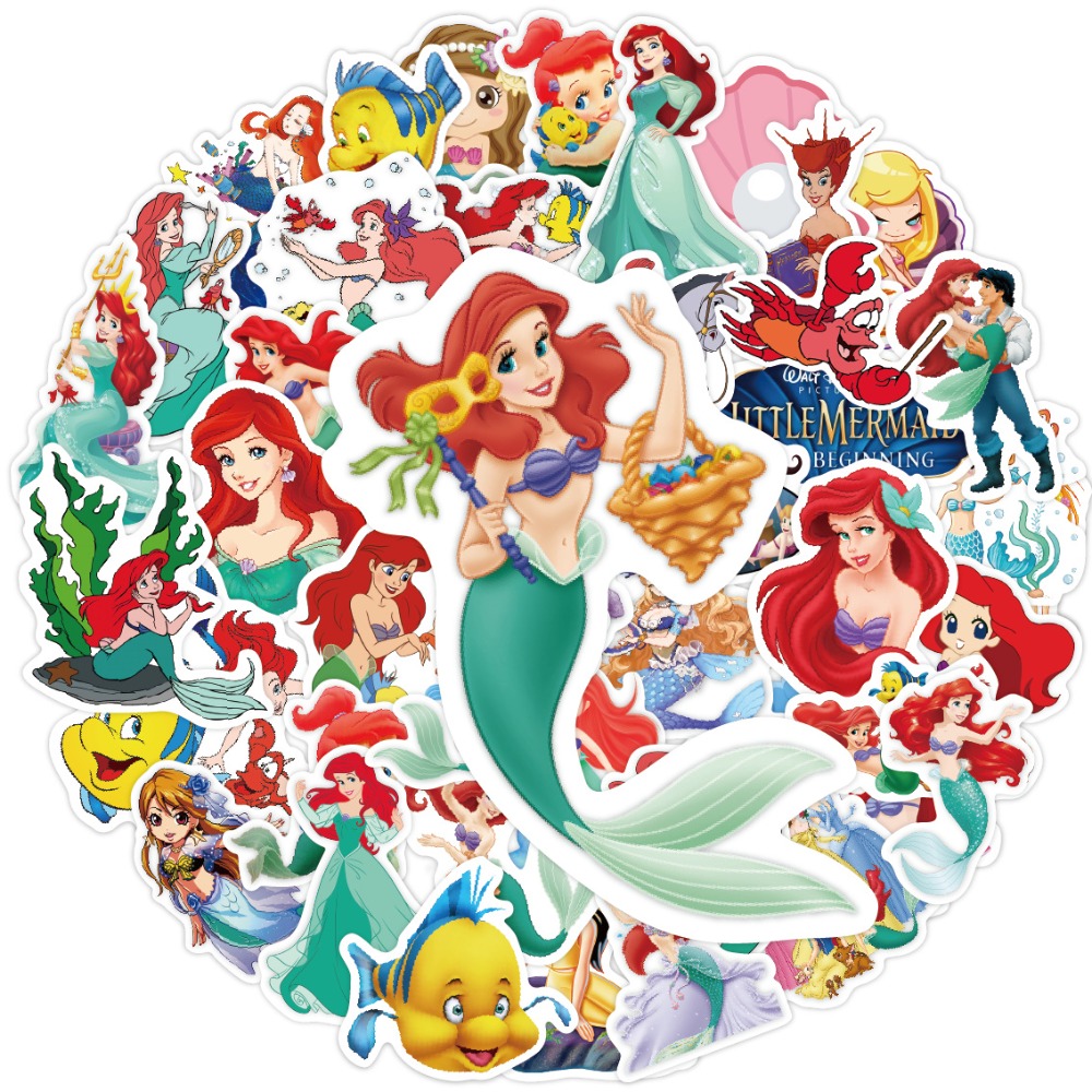 50pcs Elsa Mermaid Cartoon Gra - Elsa Gadget 评论和价格