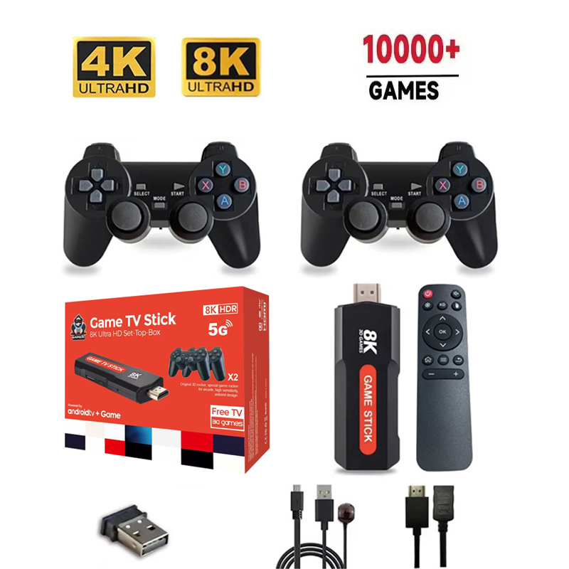 X2 Game Stick HD 4K 8K 3D Cons - Retro Game Controller Usb 评论和价格