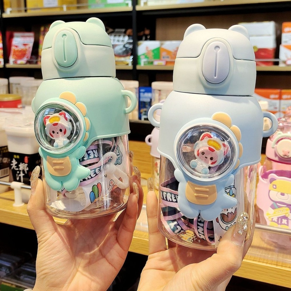 600ML Cartoon Kids Water Bottl - Smart Water Bottle Tracker 评论和价格