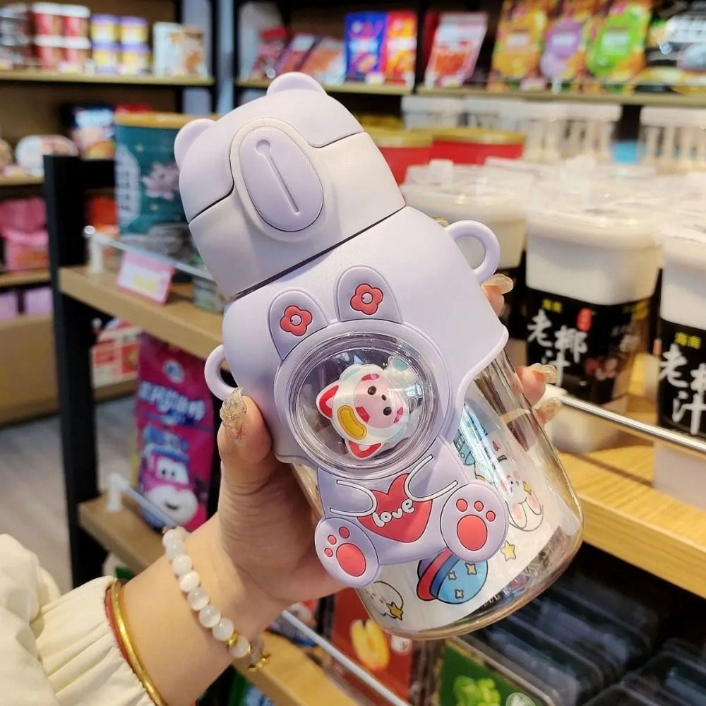 600ML Cartoon Kids Water Bottl - Smart Water Bottle Tracker 评论和价格