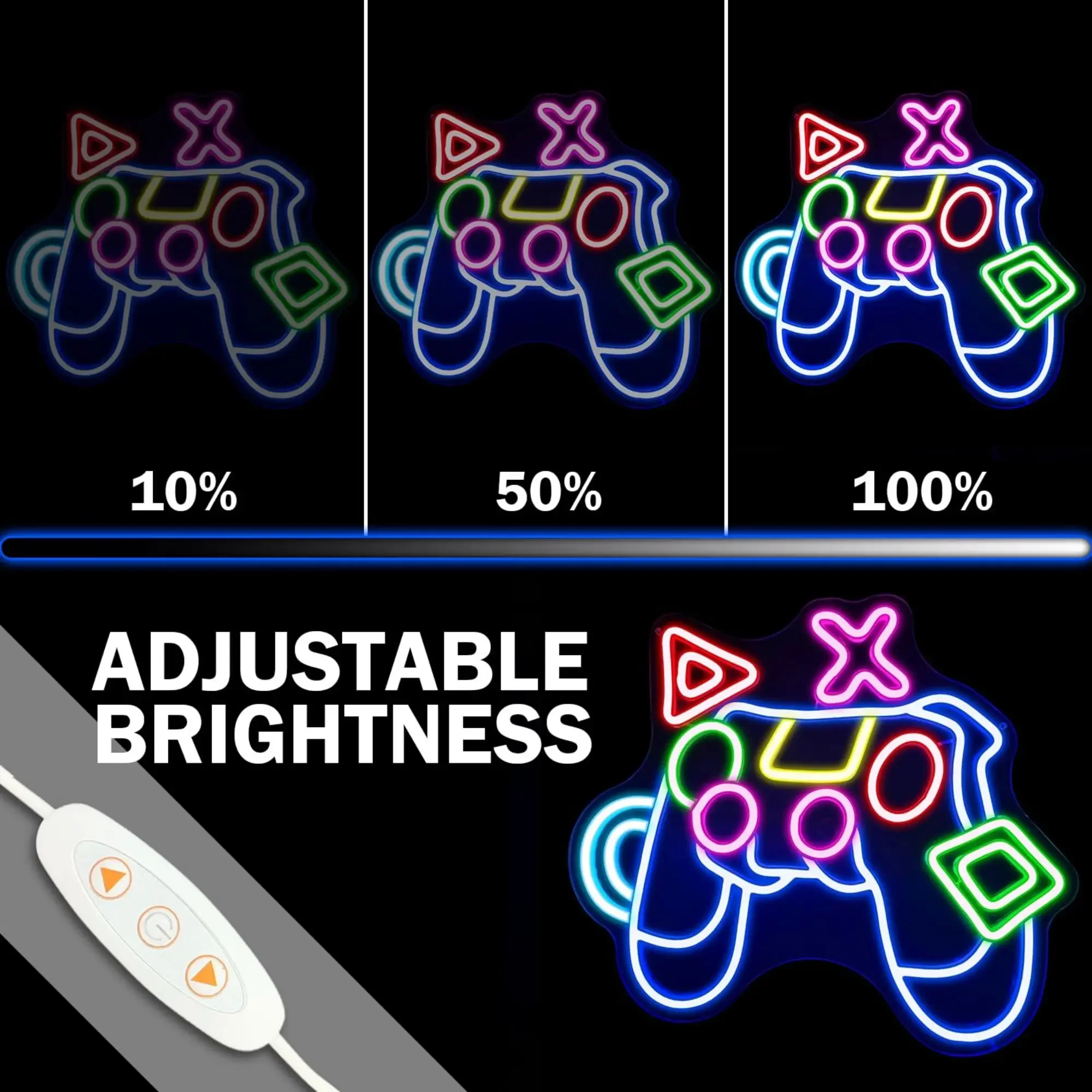 Game Controller LED Neon Light - Retro Game Controller Usb 评论和价格