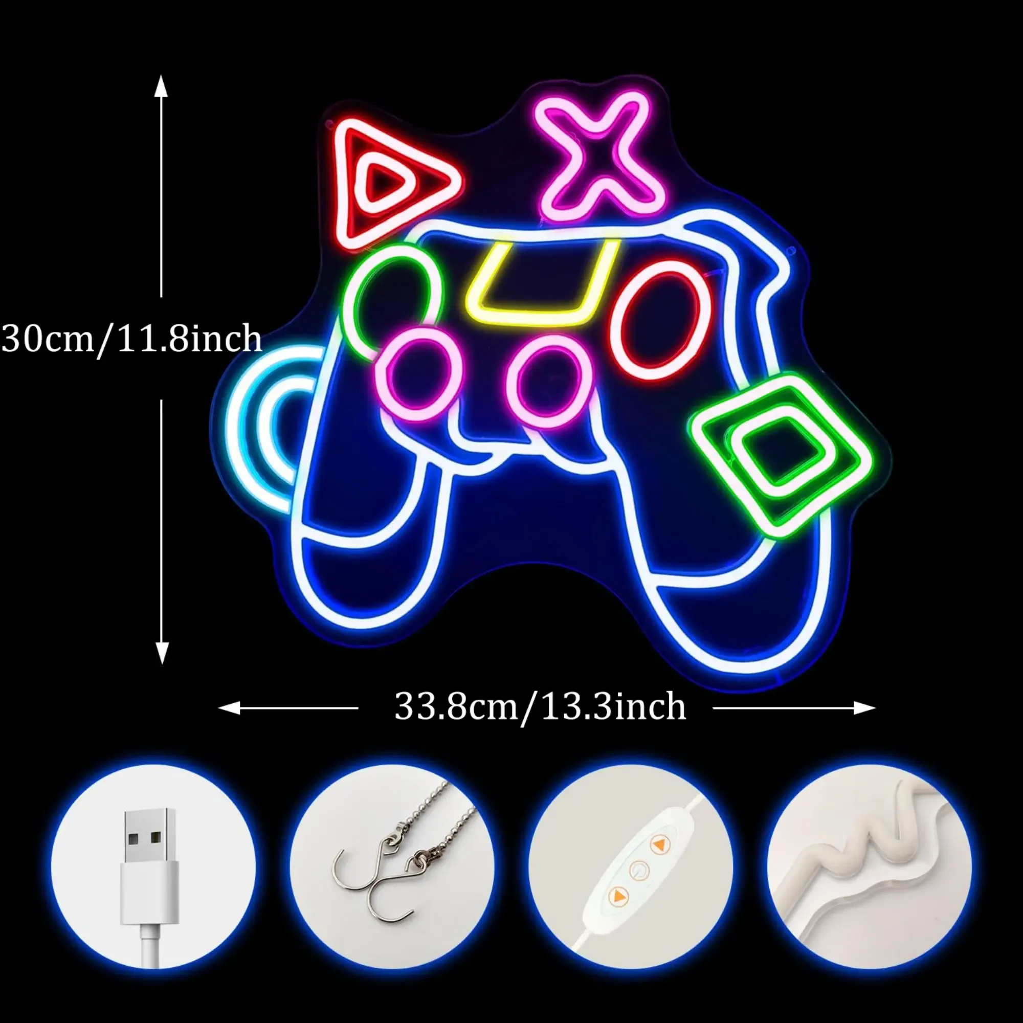 Game Controller LED Neon Light - Retro Game Controller Usb 评论和价格